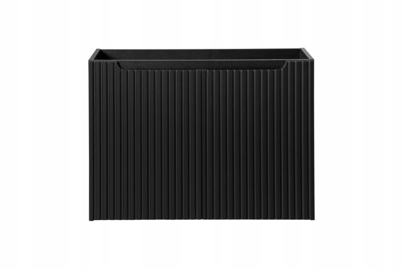 Szafka pod Umywalkę Furnidea 160 cm Wisząca z Blatem Nova Black Czarna 1 szt.