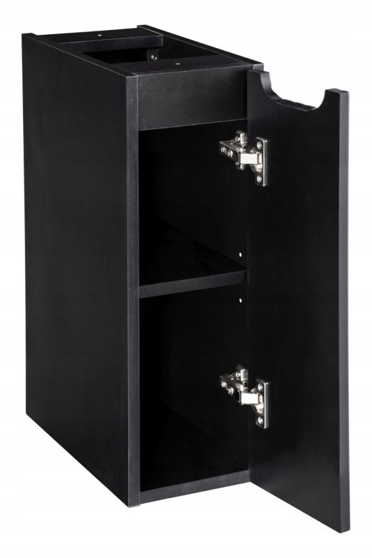 Szafka pod Umywalkę Furnidea 160 cm Wisząca z Blatem Nova Black Czarna 1 szt.