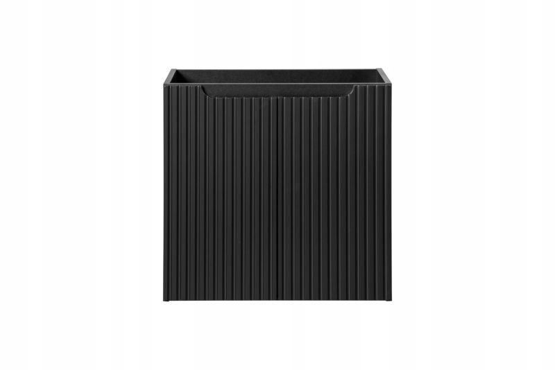 Szafka pod Umywalkę Furnidea 160 cm Wisząca z Blatem Nova Black Czarna 1 szt.