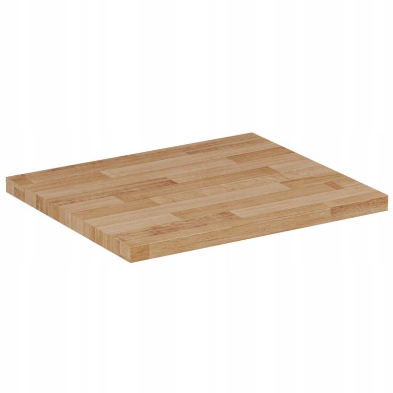 Szafka pod umywalkę Furnidea 50 cm kaszmir lakierowana z blatem dębowym Harmo 1 szt.