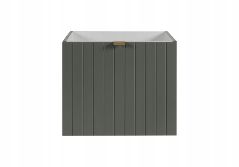Szafka pod umywalkę Furnidea 50 cm lakierowana frezowana kaszmir półmat Harmo 1 szt.