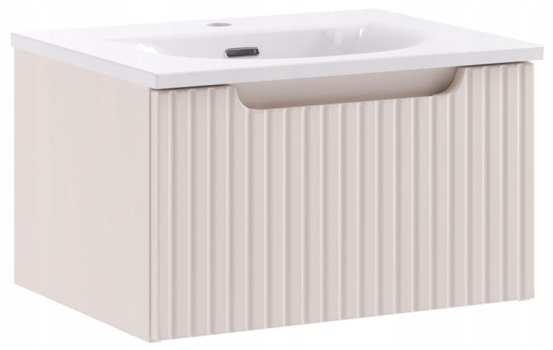 Szafka pod umywalkę Furnidea 50 cm z umywalką kaszmir Nova 1 szt.