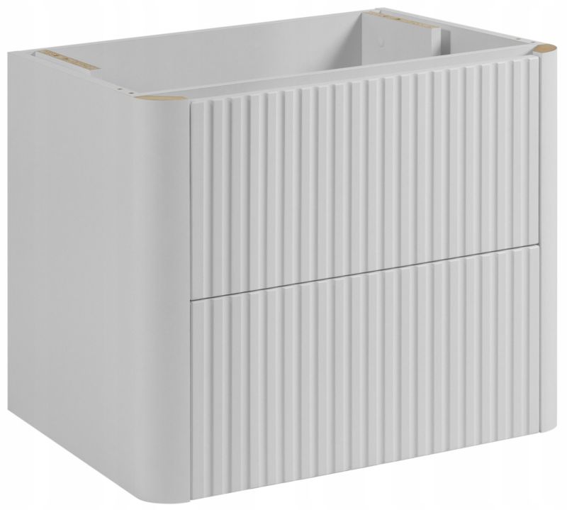 Szafka pod umywalkę Furnidea 60 cm biała Linea 1 szt.