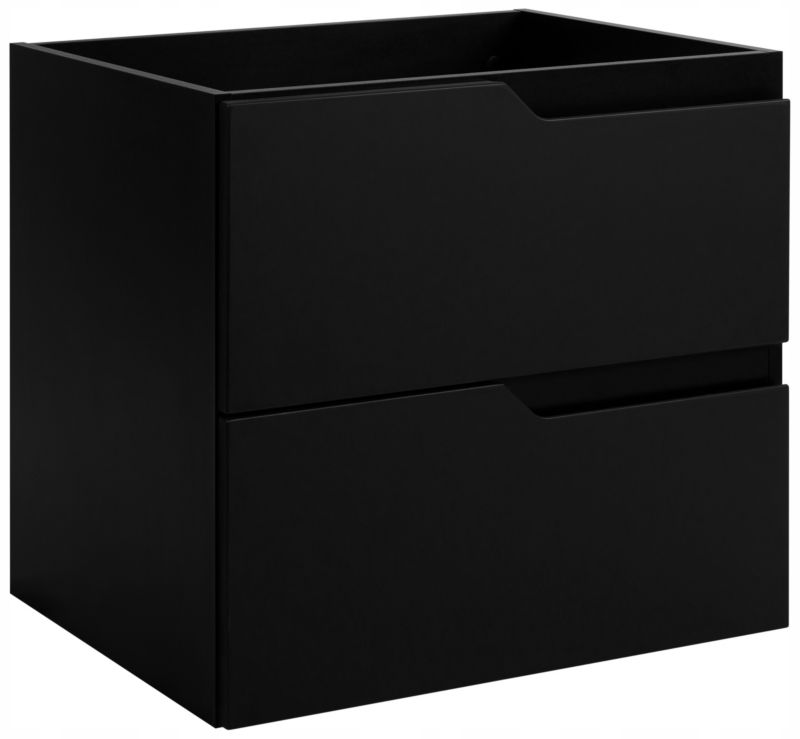 Szafka pod umywalkę Furnidea 60 cm czarna frezowane uchwyty Modern 1 szt.