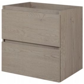 Szafka pod umywalkę Furnidea 60 cm dąb ciemny wisząca Simple 1 szt.