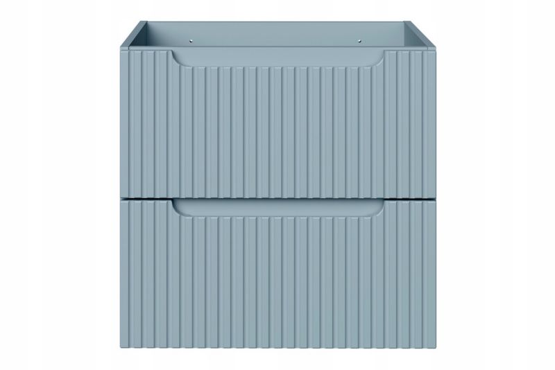 Szafka pod umywalkę Furnidea 60 cm denim ryflowana Nova 1 szt.