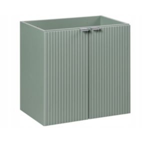 Szafka pod umywalkę Furnidea 60 cm szałwia ryflowany LINE REED GREEN 1 szt.