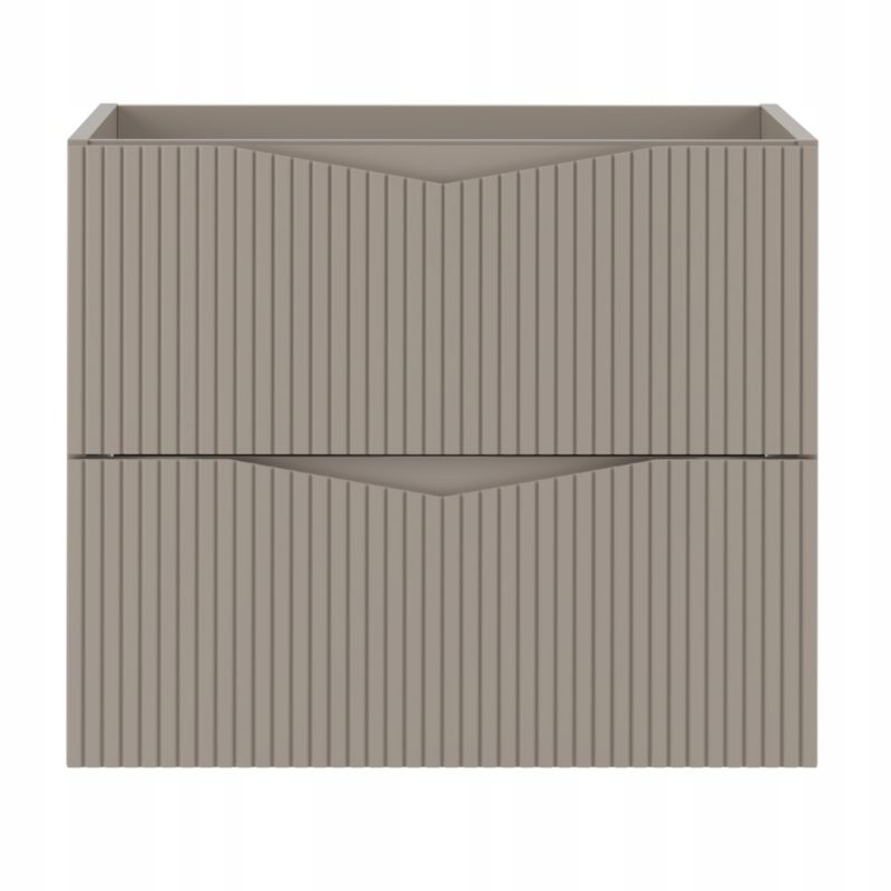 Szafka pod umywalkę Furnidea 60 cm z blatem beż dąb Wotan Cleo 1 szt.