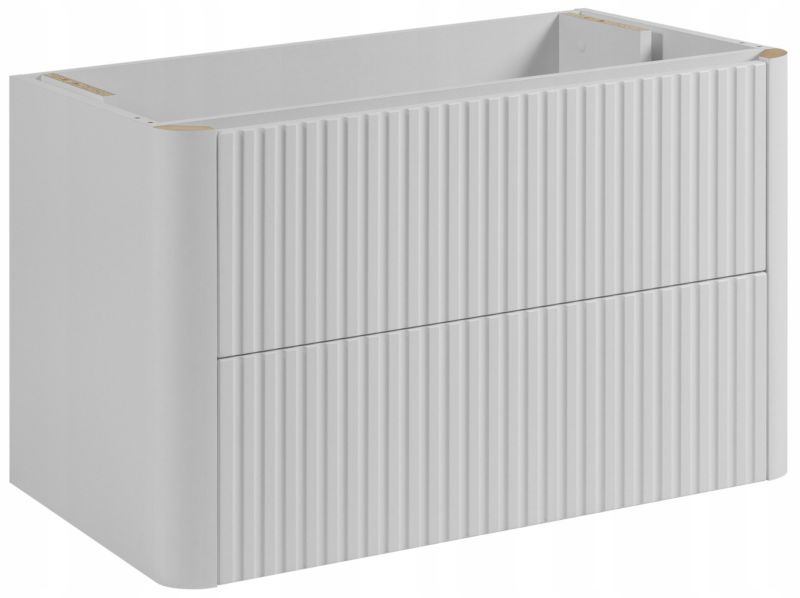Szafka pod umywalkę Furnidea 80 cm biała LINEA 1 szt.