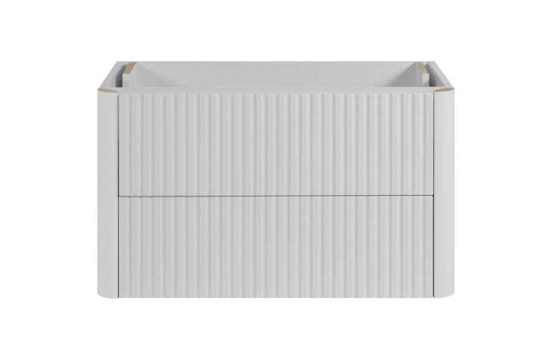 Szafka pod umywalkę Furnidea 80 cm biała LINEA 1 szt.