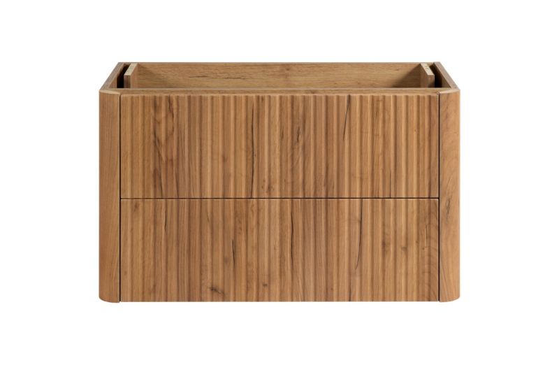 Szafka pod umywalkę Furnidea 80 cm dąb Craft złoty LINEA 1 szt.