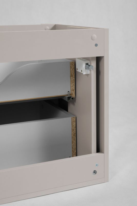 Szafka pod umywalkę Furnidea 80 cm kaszmir LINEA 1 szt.
