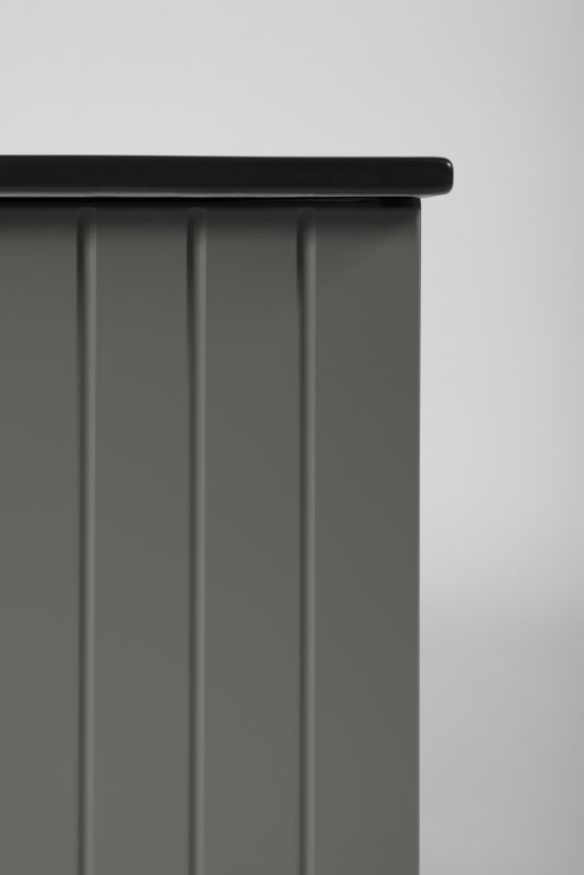 Szafka pod umywalkę Furnidea 80 cm lakierowana frezowana zielony półmat Harmo 1 szt.