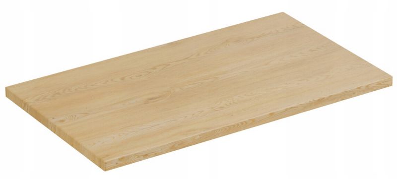 Szafka pod umywalkę Furnidea 80 cm z blatem biały mat dąb Cremona Aster 1 szt.