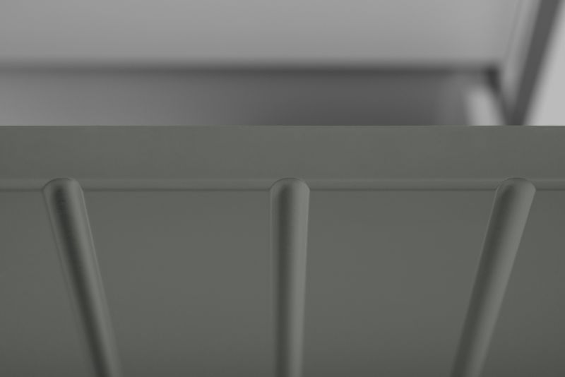Szafka pod umywalkę Furnidea 81 cm lakierowana frezowana zielony półmat blat drewno Harmo 1 szt.