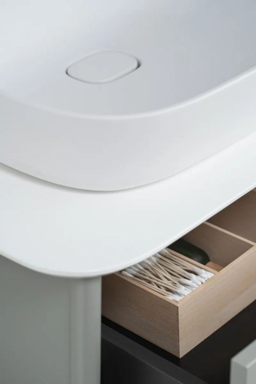 Szafka pod umywalkę nablatową KROFAM DUKLA 80 cm terakota półmat 1 szt.