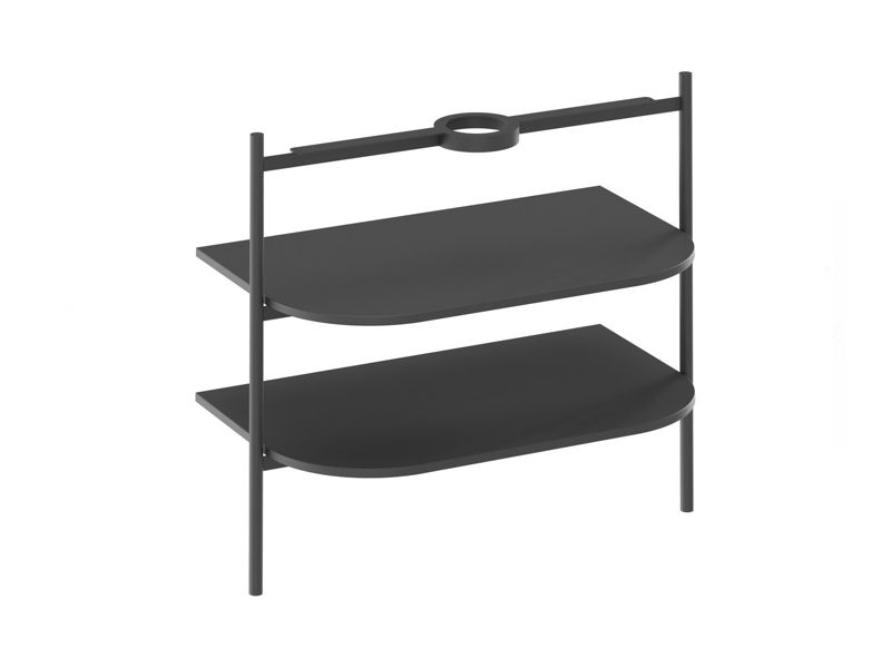 Szafka pod umywalkę otwarta Ravak CS Yard 800 czarny mat 1szt