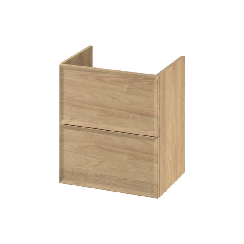 Szafka pod umywalkę Cersanit Mille wisząca 50 cm dąb