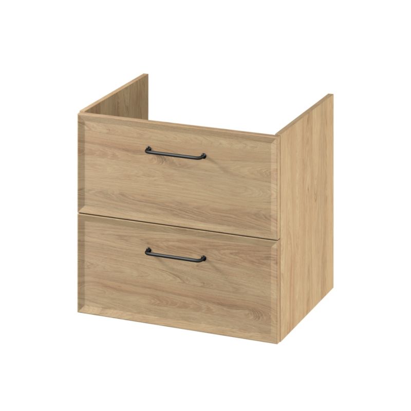 Szafka pod umywalkę Cersanit Mille wisząca 60 cm dąb