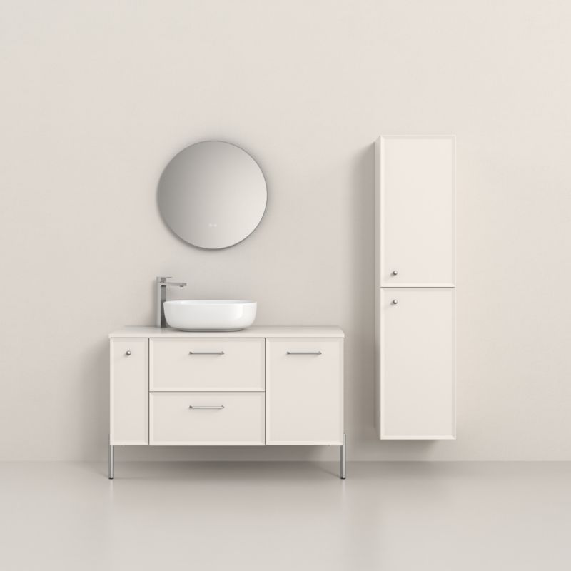 Szafka pod umywalkę Cersanit Mille wisząca 60 cm kaszmir