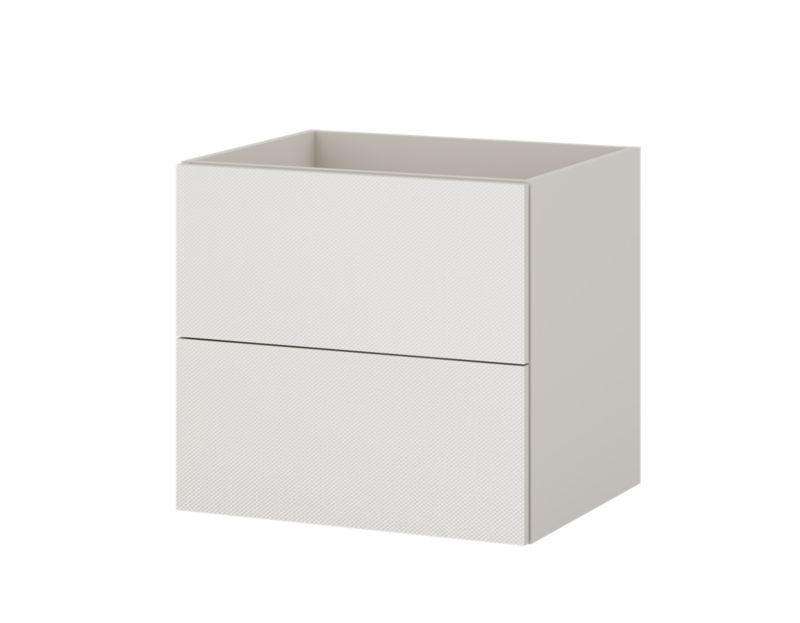 Szafka pod umywalkę Clever 60 cm biała perłowa
