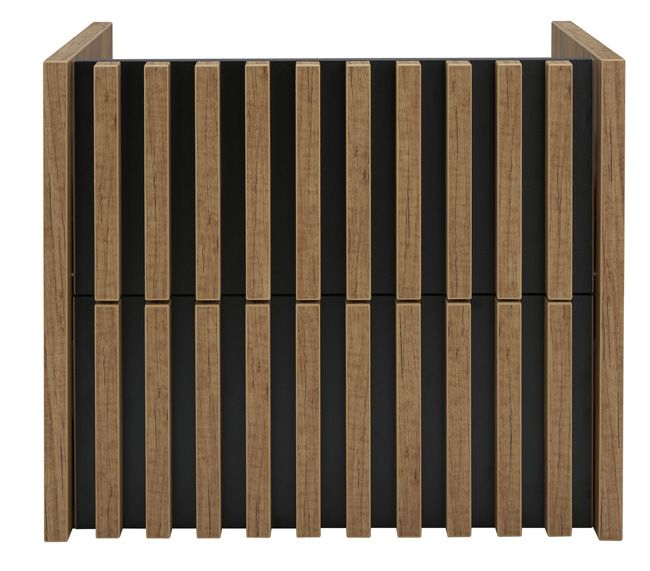 Szafka pod umywalkę Deftrans Line wisząca 60 cm dąb złoty