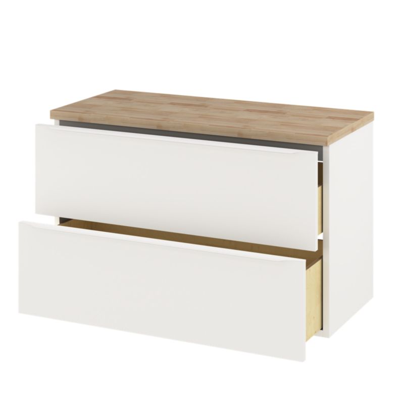 Szafka pod umywalkę GoodHome Imandra 100 cm wisząca biały mat