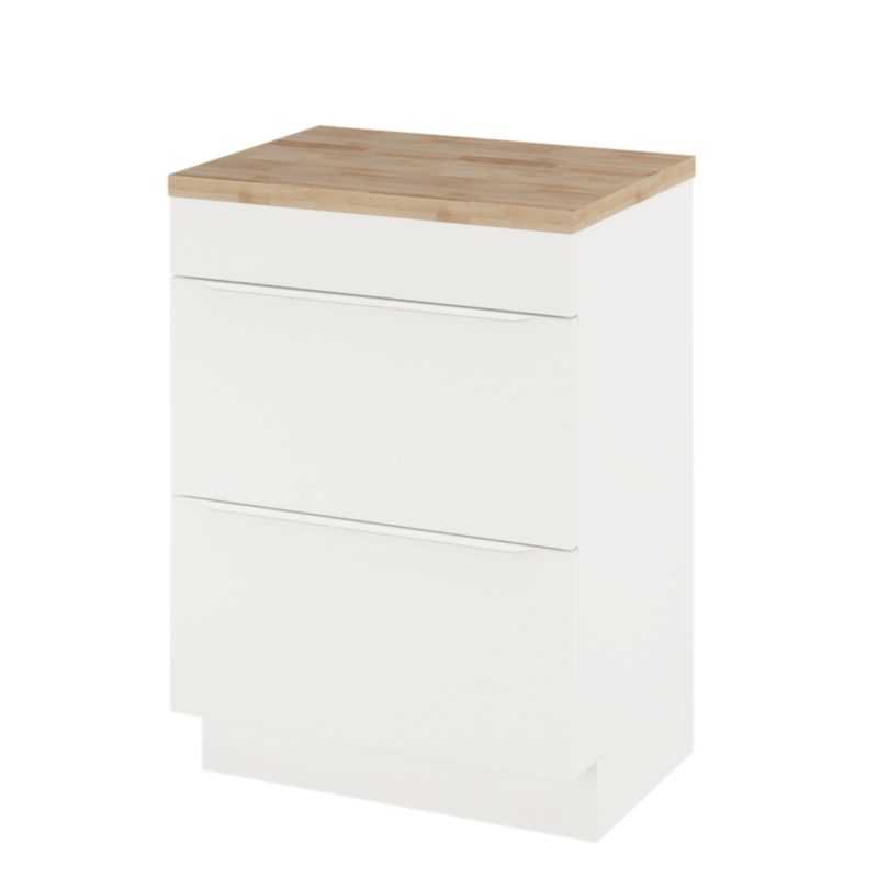 Szafka pod umywalkę GoodHome Imandra 60 cm stojąca biały mat
