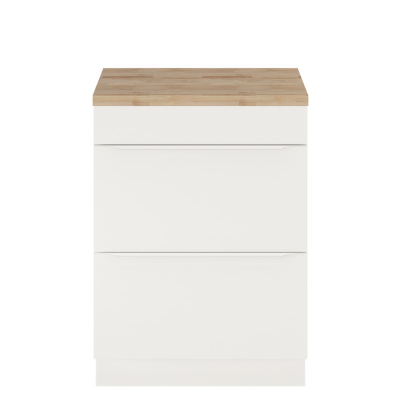 Szafka pod umywalkę GoodHome Imandra 60 cm stojąca biały mat
