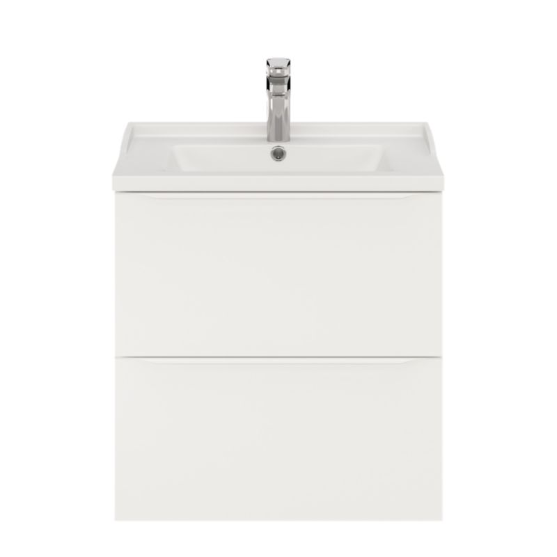 Szafka pod umywalkę GoodHome Imandra 60 cm wisząca biały mat