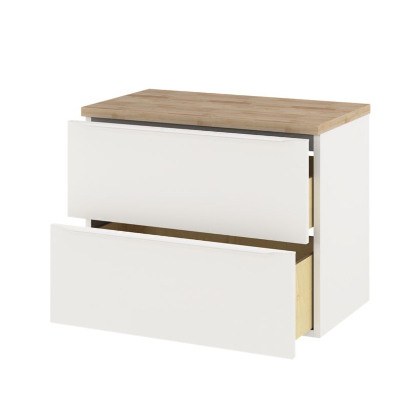Szafka pod umywalkę GoodHome Imandra 80 cm wisząca biały mat