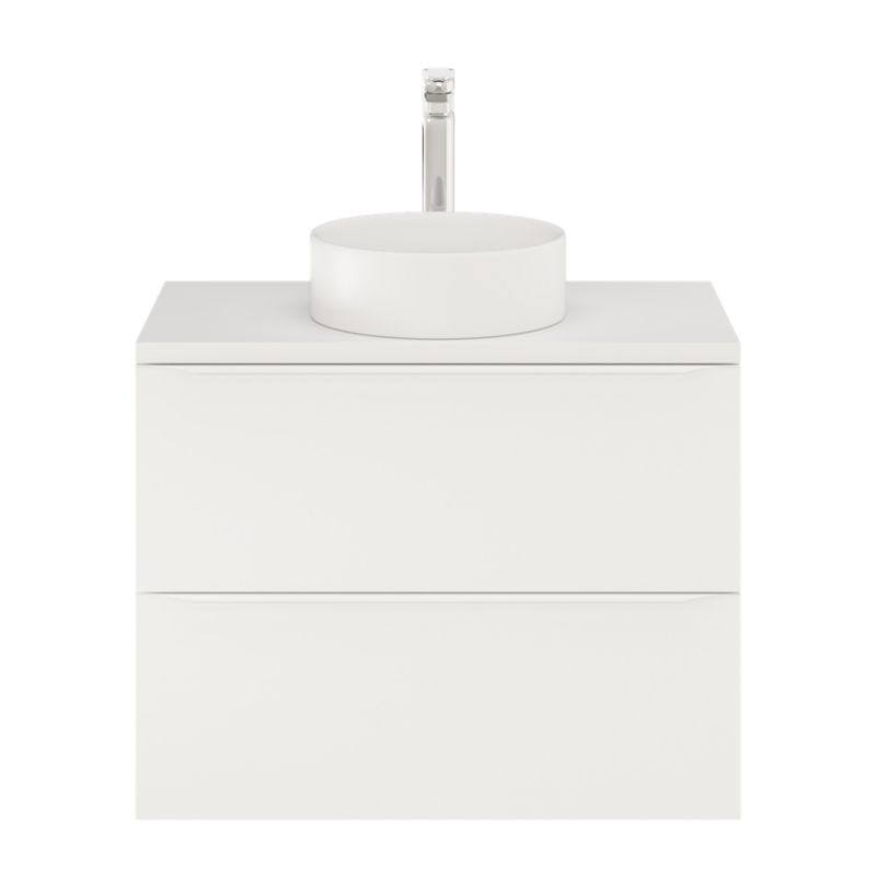 Szafka pod umywalkę GoodHome Imandra 80 cm wisząca biały mat