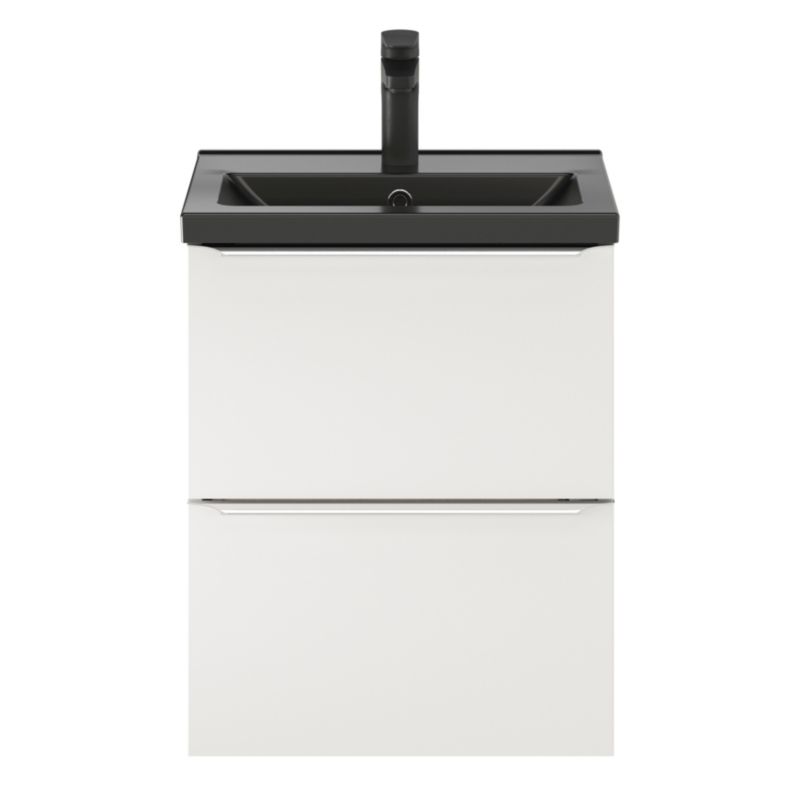 Szafka pod umywalkę GoodHome Imandra Slim wisząca 50 cm biała