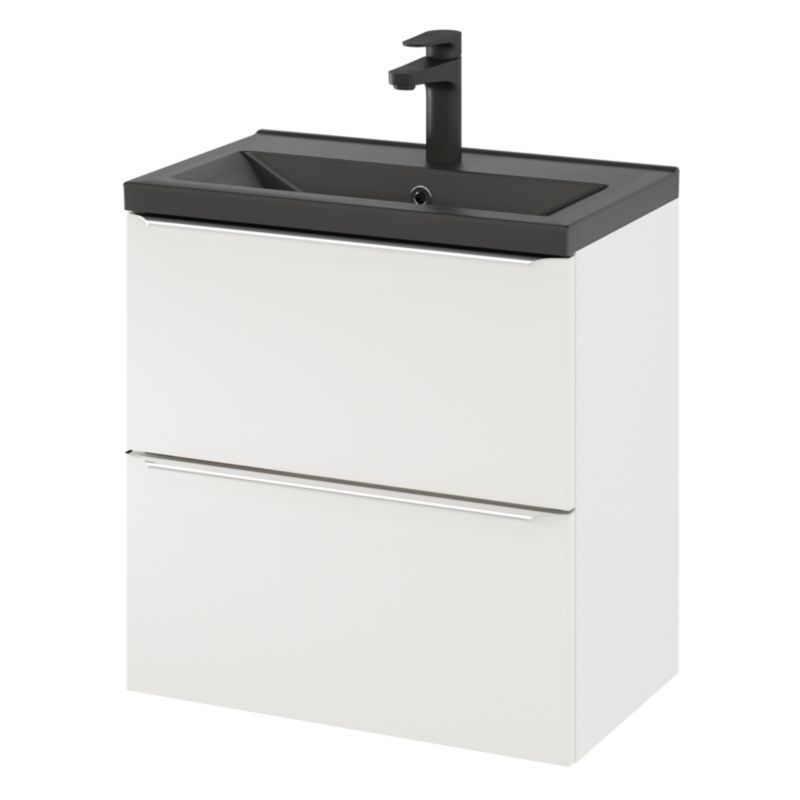 Szafka pod umywalkę GoodHome Imandra Slim wisząca 60 cm biała