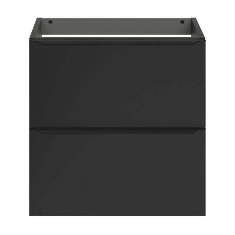 Szafka pod umywalkę GoodHome Imandra Slim wisząca 60 cm czarny mat