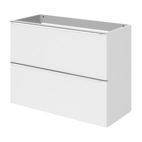 Szafka pod umywalkę GoodHome Imandra Slim wisząca 80 cm biała