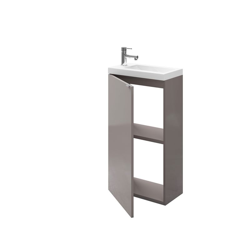 Szafka pod umywalkę GoodHome Imandra stojąca 44 cm antracyt