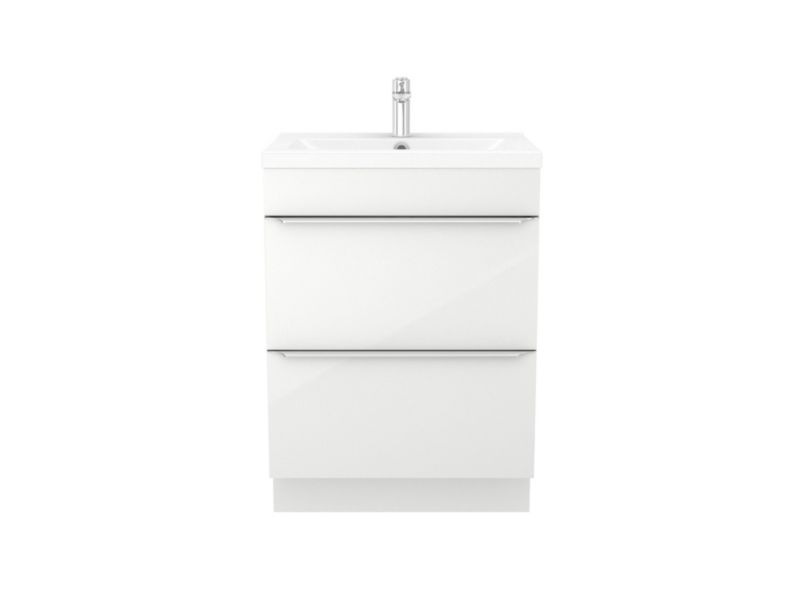 Szafka pod umywalkę GoodHome Imandra stojąca 60 cm biała