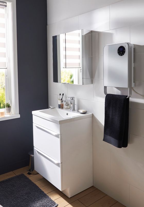 Szafka pod umywalkę GoodHome Imandra stojąca 60 cm biała