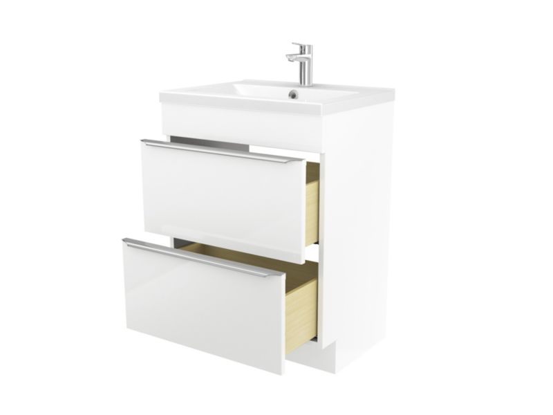 Szafka pod umywalkę GoodHome Imandra stojąca 60 cm biała