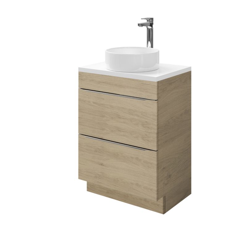 Szafka pod umywalkę GoodHome Imandra stojąca 60 cm dąb