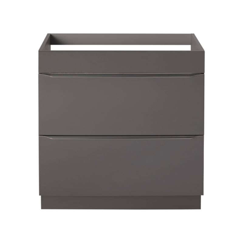Szafka pod umywalkę GoodHome Imandra stojąca 80 cm antracyt