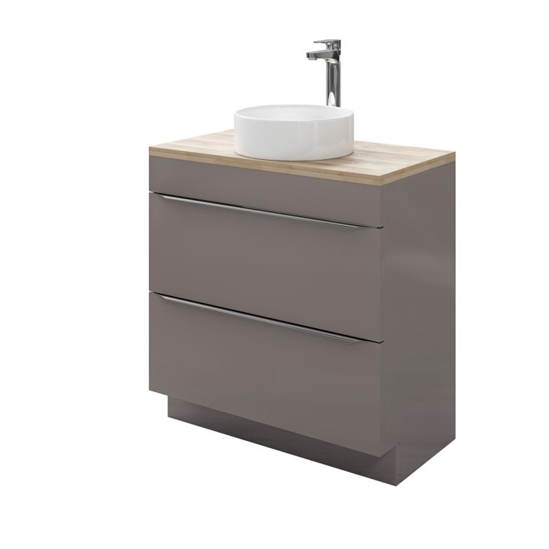 Szafka pod umywalkę GoodHome Imandra stojąca 80 cm antracyt