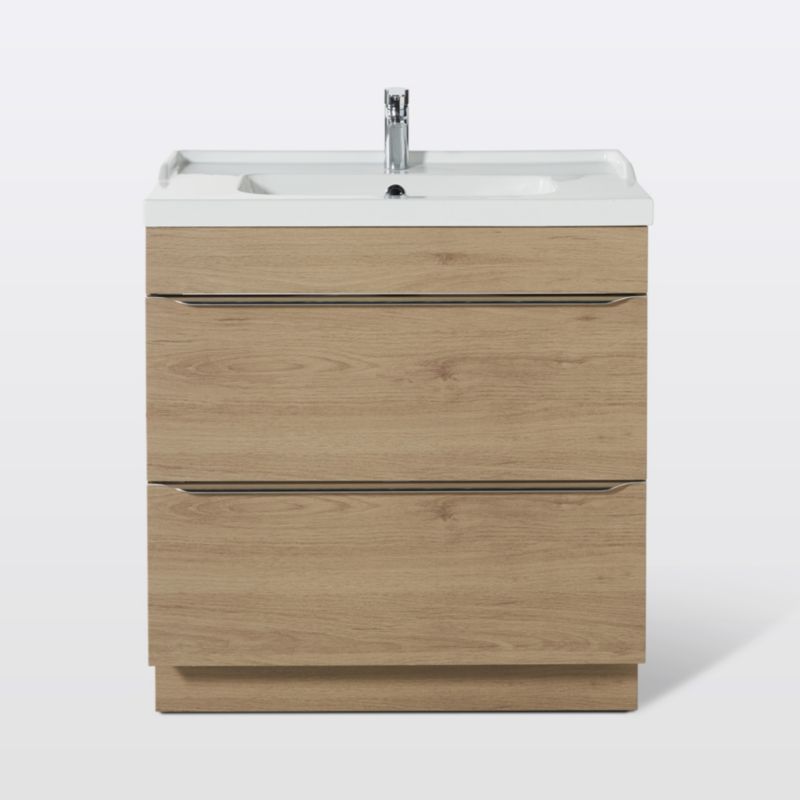 Szafka pod umywalkę GoodHome Imandra stojąca 80 cm dąb