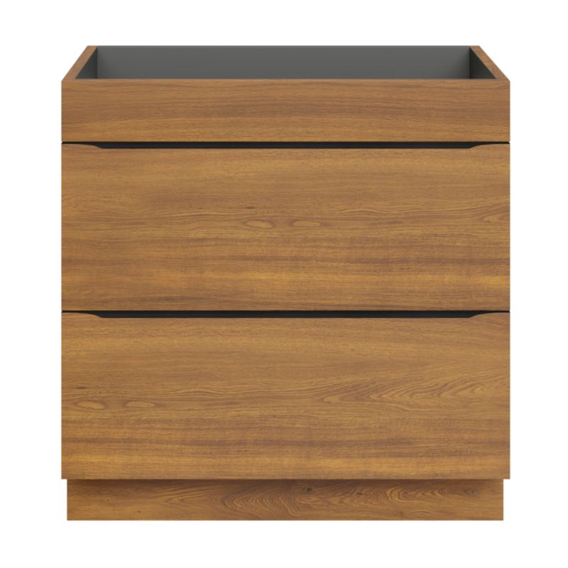 Szafka pod umywalkę Goodhome Imandra stojąca 80 cm orzech