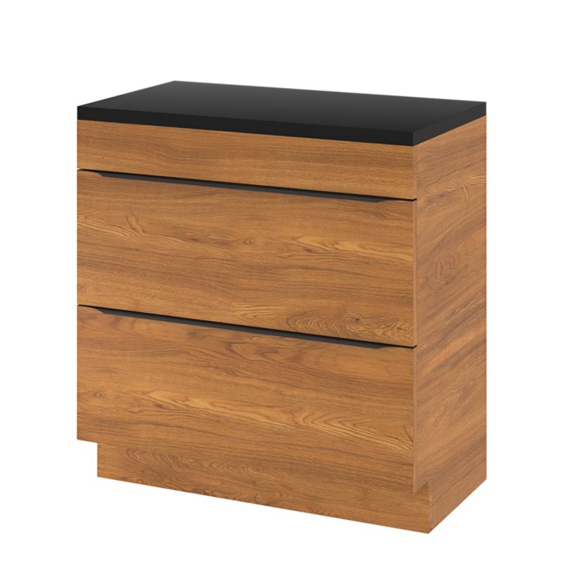 Szafka pod umywalkę Goodhome Imandra stojąca 80 cm orzech