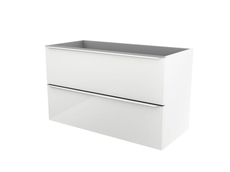 Szafka pod umywalkę GoodHome Imandra wisząca 100 cm biała