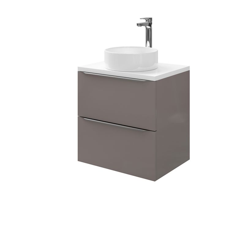Szafka pod umywalkę GoodHome Imandra wisząca 60 cm antracyt
