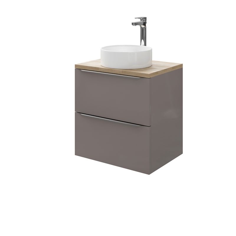 Szafka pod umywalkę GoodHome Imandra wisząca 60 cm antracyt