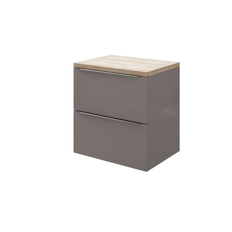 Szafka pod umywalkę GoodHome Imandra wisząca 60 cm antracyt